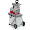 IKRA Elektro Walzenhäcksler Gartenhäcksler ILH 3200 A | 3200 W | Äste bis 45 mm | Asteinzug & Rücklauf | inkl. 60 L Fangbox, Stopfer