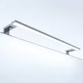 kalb I LED Badleuchte 603 x 36 x 100mm (L x B x H) in silber, Lichtfarbe Neutralweiss ; Badlampe Spiegellampe Spiegelleuchte Schranklampe Aufbauleuchte,