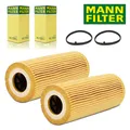 MANN FILTER HU7029Z ÖLFILTER 2x FÜR AUDI A4 A5 A6 A8 PORSCHE CAYENNE VW TOUAREG
