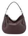 abro Leather Adria Hobo Juna S Schultertasche Tasche Burgundy beere