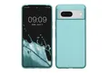 kwmobile Handyhülle Case für Google Pixel 8, Hülle Silikon metallisch schimmernd - Handyhülle Cover