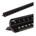 Architekten Lineal Aluminium Dreieck 1:20 1:25 1:50 1:75 1:100 1:125