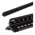 Architectural Ruler Aluminum Triangle Metric Scales 1:20 1:25 1:50 1:75 1:100...