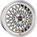 4x BORBET B Silver Rim Polished 8x18 ET45 5x112 Alufelgen 18 Zoll