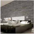 INDO 3D Wandpaneel Driftwood Hevea, BxL: 20,00x56,00 cm, 0,11 qm, (Packung mit 1.01 qm, Versandkostenfreie Lieferung) schallreduzierende Wandverkleidung mit 3D-Effekt