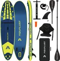 AQUALUST 10.6 iSUP Board Stand Up Paddle Surfboard aufblasbar Komplettset 320cm - Inhalt: Boardset+Kajakpaddel+Sitz
