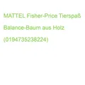 MATTEL Fisher-Price Tierspaß Balance-Baum aus Holz (0194735238224) (HXT87)