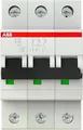 ABB Leitungsschutzschalter S203-C25 | 3-polig | 25A | 400V | C-Charakteristik | 6kA | Kompakt | IP20 | System pro M