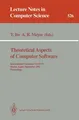 Albert R. Meyer (u. a.) | Theoretical Aspects of Computer Software | Taschenbuch