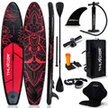 BRETT SUP 320CM MIT SITZ, AUFBLASBAR + DRUCKMESSER, PUMPE, RUCKSACK, 150KG