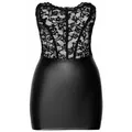 Noir Handmade Minikleid Minikleid in schwarz - 3XL schwarz 3XL