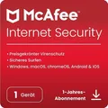 McAfee Internet Security 1 Gerät, (ESD) Download, Windows, Mac, Android, iOS