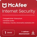 McAfee Internet Security / 1 Geräte / 1 Jahr / KEY (ESD)