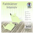 100x URSUS Faltblatt Papier Faltblätter Universal MINT GRÜN 15x15cm durchgefärbt