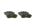 4 St. BOSCH Bremsbelagsatz, Scheibenbremse 0986494572