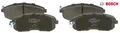 BOSCH 0986494572 Bremsbelagsatz für Scheibenbremse Bremsbelagsatz für Nissan