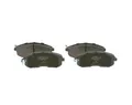 Bremsbelagsatz Scheibenbremse BOSCH 0 986 494 572 für NISSAN TIIDA CUBE PULSAR 2