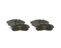 Bremsbelagsatz, Scheibenbremse 0 986 494 572 BOSCH für NISSAN