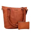 Gusti Ledertasche Damen Therese New | Handgefertigte Umhängetasche Damen Leder für Alltag & Büro | AirTag-Fach & Praktische Fächeraufteilung