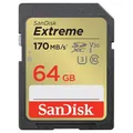 SanDisk SDXC Extreme V30 UHS-I U3, 170MB/s, Class 10 Speicherkarte 64 GB