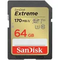SANDISK Extreme SDXC 64GB 170MB/s Class 10 UHS-I U3
