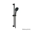 GROHE Tempesta Cube 110 Brausestangenset 600mm 2 Strahl 7,4l matt black