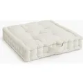 Beautissu Mila Stuhlkissen 50x50x10cm Natur
