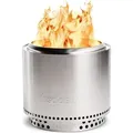 Solo Stove Bonfire 1.0 (I) Feuerschale aus Edelstahl 49,5 cm – tragbare raucharme Feuerstelle mit Standfuß für Garten Terrasse & Camping Outdoo...