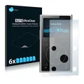 Savvies 6 Stück Schutzfolie für FiiO X1 II Displayschutz-Folie Ultra-Transparent