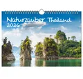 Seelenzauber Wandkalender Naturzauber Thailand DIN A4 Kalender für 2026 Landschaft Reise Meer