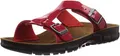 BIRKENSTOCK Classic Sofia Birko-Flor, Damen Pantoletten, Rot (Tango Red Patent), 42 EU
