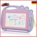 Magnetisches Zeichenbrett Kinder 28x21cm Bunt 4 Farben 3 St