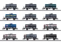 Märklin H0 00719 - Display, 12 Kesselwagen mit zwei Radsätzen, Ep. III   Neuware