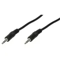 LogiLink 3.5mm - 3.5mm, 5m Audio-Kabel Schwarz