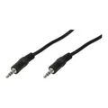 LogiLink CA1052 3.5mm - 5m audio cable  Black m St/St 5.00m ~E~