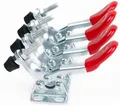 IMAGINE 4Pcs Toggle Clamp 201A Hand Tool 60Lbs,27Kg Fassungsvermögen Antislip 