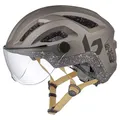 Bollé - React Visor, Dark Bronze, Clear, Medium, Unisex, Adult