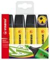 STABILO Filzstift STABILO - Textmarker - BOSS ORIGINAL - 4er Pack - gelb
