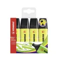 STABILO BOSS ORIGINAL Textmarker Markierer Leuchtmarker 4er Pack gelb