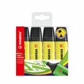 Textmarker - STABILO BOSS ORIGINAL - Packung Mit 4 - Gelb