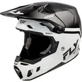 Fly Racing Formula CC Objective, Motocrosshelm - Schwarz/Weiß - L