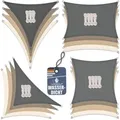 bonsport Sonnensegel Sonnensegel aus 100% Polyester, (Rechteck 2x4m Graphit), Polyester Rechteck | 400 cm x 200 cm