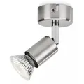 Philips 1er Limbali Decken-/Wandspot in Chrom matt mit 1 x GU10 Fassung IP20 - GU10 Leuchtmittel nicht enthalten