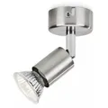 Philips 1er Limbali Decken-/Wandspot in Chrom matt mit 1 x GU10 Fassung IP20