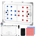 Magnetisch Fußball Taktiktafel Tragbar Beidseitig Trainer Taktikmappe Whiteboard