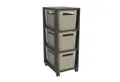 ROTHO Rollcontainer BRISEN Rollcontainer 3 x 16 l, (3 St)