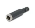 world-trading-net Rundstecker 10 x DC-Kupplung 2-polig Pin 2,1mm mit Knickschutz