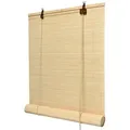 Rollo Bambusrollo SolDecor B86, 80x160cm, Natur – Klemmfix ohne Bohren, Sol Royal, Raffrollo Bambus Inkl Klemmfix, Holzrollo mit Kindersicherheitsclip beige 80 cm x 160 cm