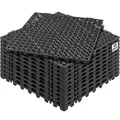 VEVOR Ineinandergreifende Bodenmatten Bodenfliesen PVC 30x30cm 12 Stk. Schwarz
