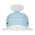 Kindsgut Kinder-Töpfchen, Babytopf WC/Klo, kinderfreundliches Wal-Design und dezente Farben, Toiletten-Training, Hellblau